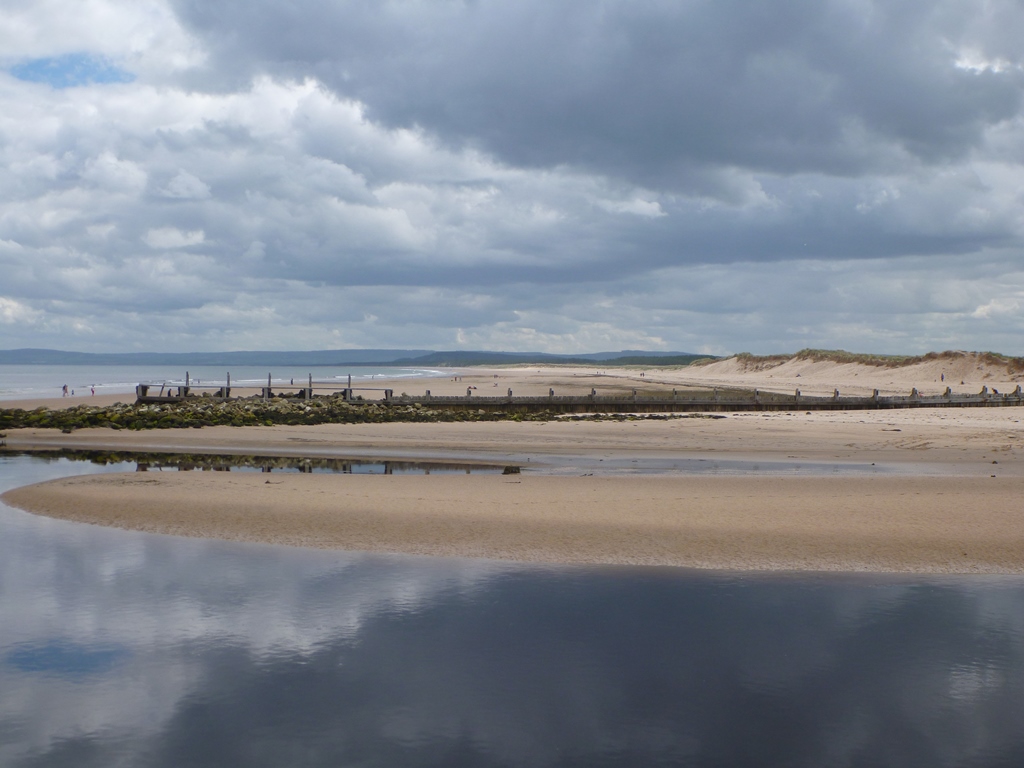 413984 Beatrice Moray Firth scenic coastline sandy shore