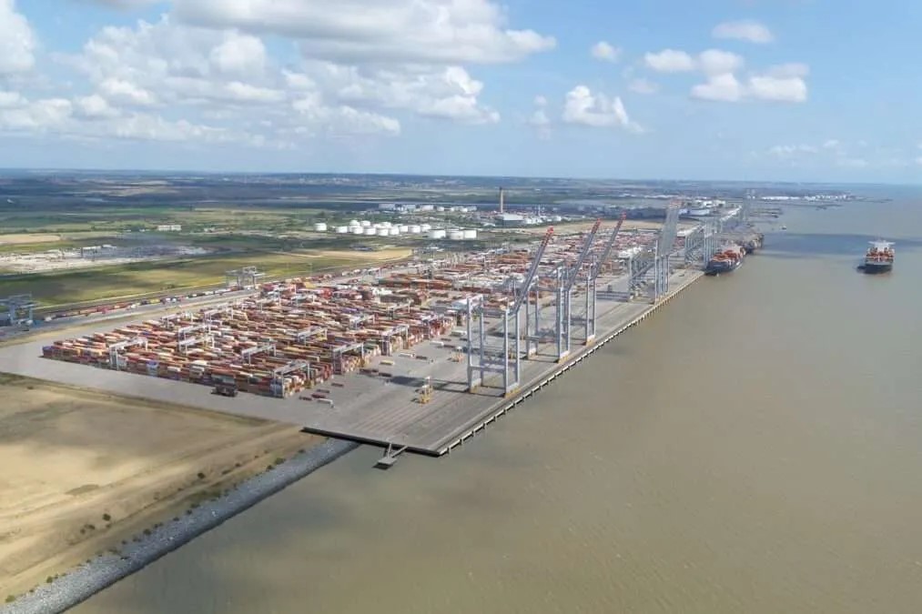 London gateway 4th berth aerial view
